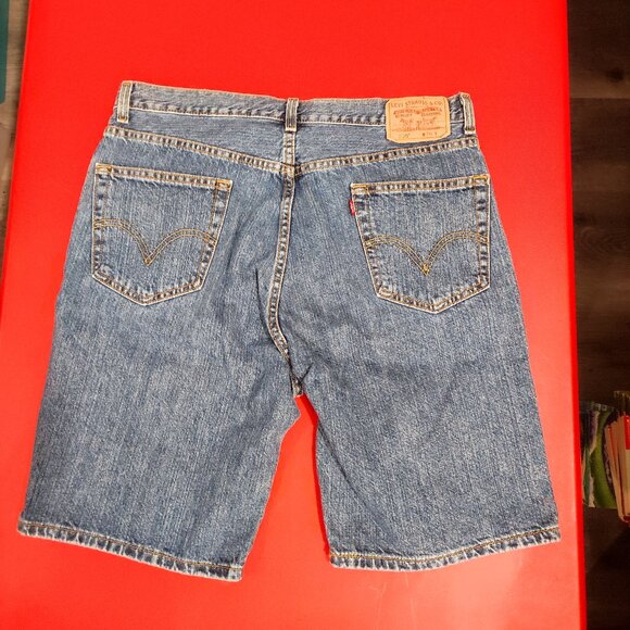 Levi's 505 jean short regular fit blue men's size 36 - Picture 3 of 8